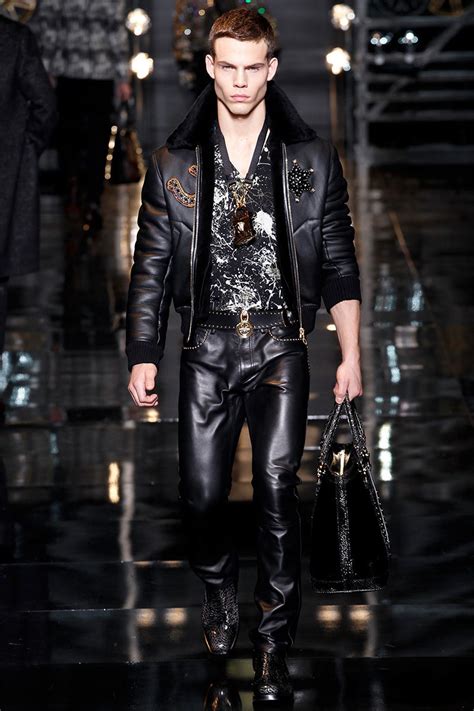 mens versace shorts|versace leather pants men's.